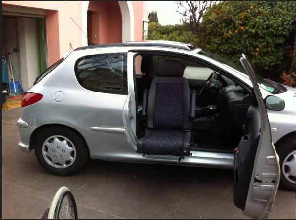 turny300 dans une peugeot